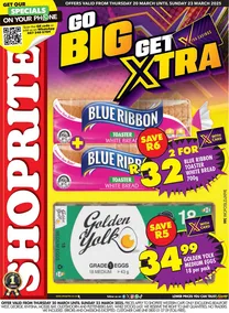 Shoprite Western Cape : Go Big Get Xtra (20 March - 23 March 2025)