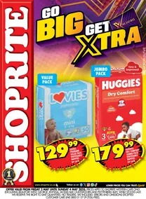 Shoprite Western Cape : Go Big, Get Xtra (02 May - 04 May 2025)