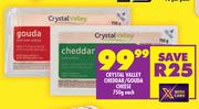 Crystal Valley Cheddar/Gouda Cheese-750g Each