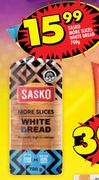 Sasko More Slices White Bread-700g