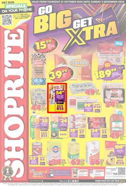 Shoprite Western Cape : Go Big Get Xtra (31 October - 03 November 2024), page 1