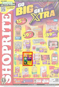 Shoprite Western Cape : Go Big Get Xtra (31 October - 03 November 2024), page 1