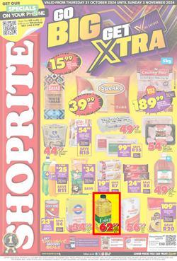 Shoprite Western Cape : Go Big Get Xtra (31 October - 03 November 2024), page 1