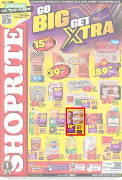 Shoprite Western Cape : Go Big Get Xtra (31 October - 03 November 2024), page 1