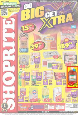 Shoprite Western Cape : Go Big Get Xtra (31 October - 03 November 2024), page 1