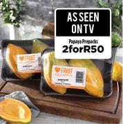 Papaya Prepacks-For 2
