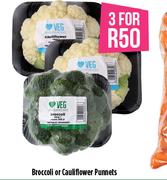 Broccoli Or Cauliflower Punnets-For 3