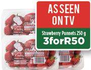 Strawberry Punnets-3x250g