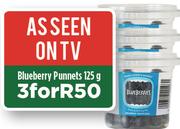 Blueberry Punnets-3x125g