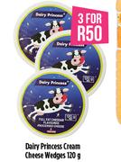 Dairy Prince Cream Cheese Wedges-3x120g