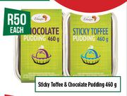 Sticky Toffee & Chocolate Pudding-460g Each