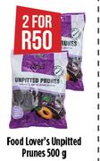 Food Lover's Unpitted Prunes-2 x 500g