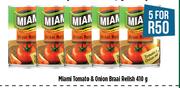Miami Tomato & Onion Braai Relish-5 x 410g