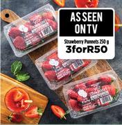 Strawberry Punnets-3 x 250g
