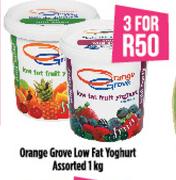 Orange Grove Low Fat Yoghurt Assorted-3 x 1kg