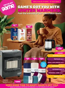 Game : Winter Warmers (21 April - 31 July 2026)