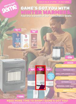 Game : Winter Warmers (21 April - 31 July 2026), page 1