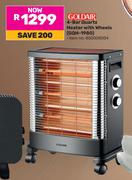 Goldair 4 Bar Quartz Heater With Wheels GQH-1980