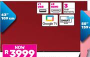 TCL 43" 2K QLED Google TV 43S5K 850028882