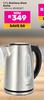 Logik 1.7L Stainless Steel Kettle-Each