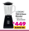 Logik 700W Glass Blender 850035858