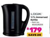 Logik 1.7L Immersed Kettle 850028255