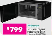 Hisense 20L Solo Digital Microwave Oven 850030581