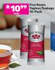 Five Roses Tagless Teabags 10 Pack