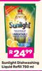 5Sunlight Dishwashing Liquid Refill-750ml