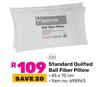 Standard Quilted Ball Fibre Pillow