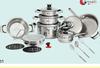 Tissolli Crown 21-Piece Stainless Steel Cookware Set-Per Set