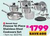 Bennett Read Fitness 16-Piece Stainless Steel Cookware Set-Per Set