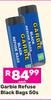 Garbie Refuse Black Bags-50s Pack Each
