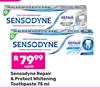 Sensodyne Repair & Protect Whitening Toothpaste-75ml Each