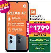 MI Redmi A7 Smartphone Incl Vodacom Prepaid Sim