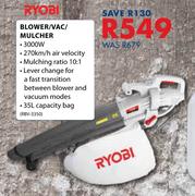 Ryobi Blower/Vac/Mulcher RBV-3350