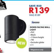 Bright Star Down Facing Wall Light 