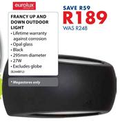 Eurolux Francy Up And Down Outdoor Light