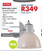 Eurolux Chrome Wall Light