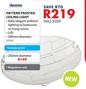 Bright Star Pattern Frosted Ceiling Light