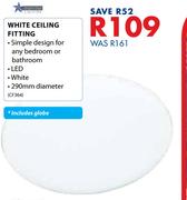 Bright Star White Ceiling Fitting