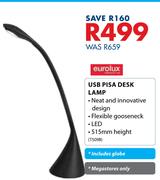 Eurolux USB Pisa Desk Lamp