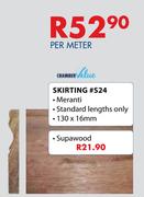 Chamber Value Supawood # S24-Per Meter