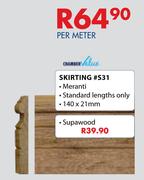 Chamber Value Skirting # S31-Per Meter