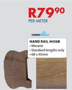 Chamber Value Hand Rail # H36B-Per Meter