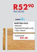 Chamber Value Supawood # S23-Per Meter