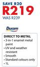 Duram Direct To Metal-1Ltr