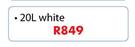 Plascon Polvin White-20Ltr