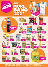 Game Zambia : Get More Bang For Your Kwacha (20 August - 23 September 2026)