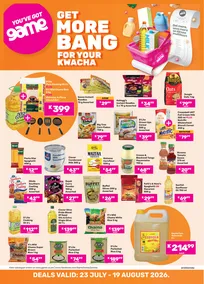 Game Zambia : Get More Bang For Your Kwacha (23 July - 19 August 2026)